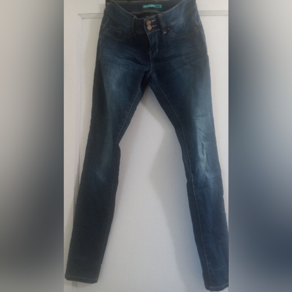 Women blue jeans
